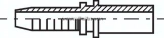 ES-Pressanschluss RSL (gerade), 35 L