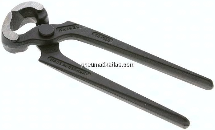 Kneifzange, 160 mm, poliert / schwarz atramentiert