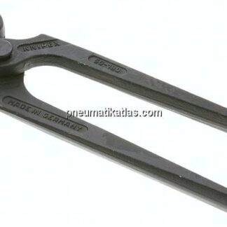 Kneifzange, 180 mm, poliert / schwarz atramentiert