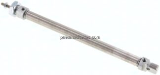 ISO 6432-Zylinder, doppeltwirkend, Kolben 10mm,Hub 125mm