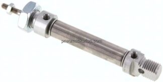 ISO 6432-Zylinder, doppeltwirkend, Kolben 10mm,Hub 25mm