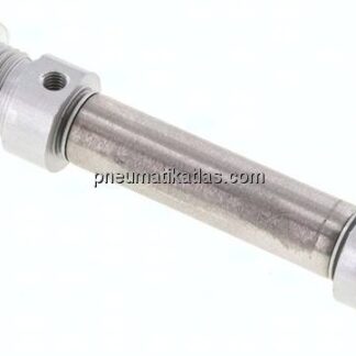 ISO 6432-Zylinder, doppeltwirkend, Kolben 12mm,Hub 25mm