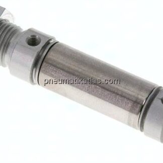 ISO 6432-Zylinder, doppeltwirkend, Kolben 16mm,Hub 10mm