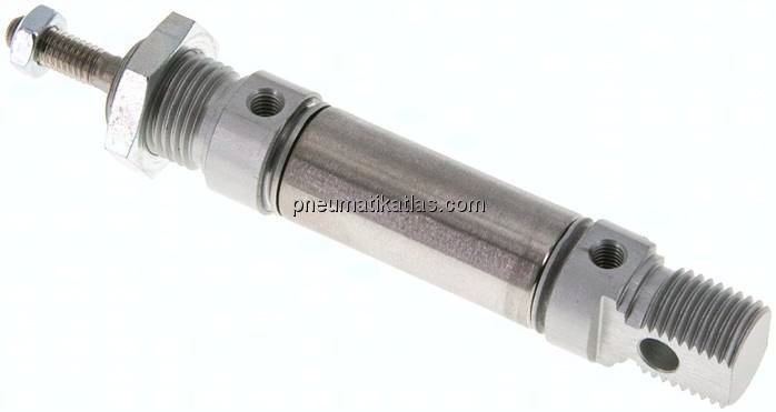 ISO 6432-Zylinder, doppeltwirkend, Kolben 16mm,Hub 10mm