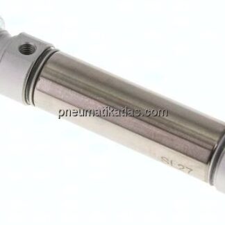 ISO 6432-Zylinder, doppeltwirkend, Kolben 16mm,Hub 25mm