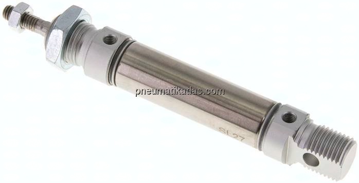 ISO 6432-Zylinder, doppeltwirkend, Kolben 16mm,Hub 25mm