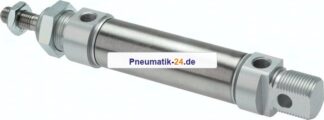 ISO 6432-Zylinder, doppeltwirkend, Kolben 25mm,Hub 125mm