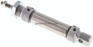 ISO 6432-Zylinder, doppeltwirkend, Kolben 16mm,Hub 25mm