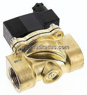 2/2-Wege MS-Magnetventil G 1", 0-6/10 (DC/AC) bar, NC