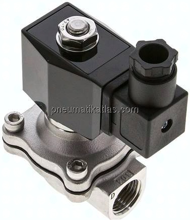 2/2-Wege ES-Magnetventil G 1/2", 0-6/10 (DC/AC) bar, NC