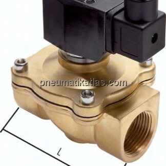 2/2-Wege MS-Magnetventil G 1-1/4", 0-6/10 (DC/AC) bar, NC