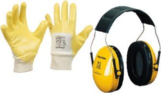 Handschuhe, Gehörschutz, Atemschutz, Schutzbrillen & Overalls