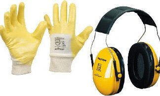Handschuhe, Gehörschutz, Atemschutz, Schutzbrillen & Overalls