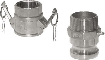 Kamlock-Kupplungen, MIL-C-27487 / EN 14420-7 (DIN 2828)