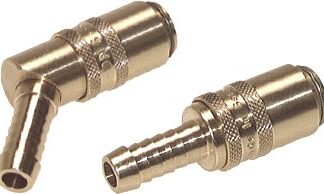 Temperierkupplungen, bis +200°C, NW 6 (9 mm Zapfen)
