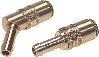 Temperierkupplungen, bis +200°C, NW 6 (9 mm Zapfen)