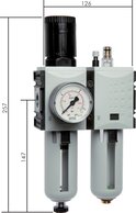 Wartungseinheiten 2-teilig - Futura-Baureihe 2|3500 l/min