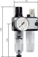 Wartungseinheiten 2-teilig - Multifix-Baureihe 1|1200 l/min*****