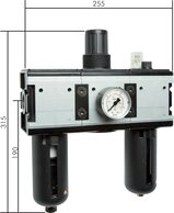 Wartungseinheiten 3-teilig - Multifix-Baureihe 4|12000 l/min***
