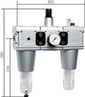 Wartungseinheiten 3-teilig - Multifix-Baureihe 5|13500 l/min*****