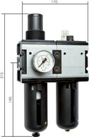 Wartungseinheiten 2-teilig - Multifix-Baureihe 4|12000 l/min***