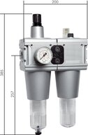 Wartungseinheiten 2-teilig - Multifix-Baureihe 5|13500 l/min*****