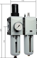 Wartungseinheiten 2-teilig - Futura-Baureihe 4|12000 l/min