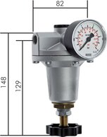 Präzisionsdruckregler - Standard|550 l/min