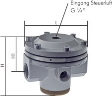 Druckregler, ferngesteuert (Volumenbooster) - Standard|bis 50000 l/min
