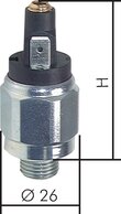Druckschalter - Flachstecker|bis 350 bar