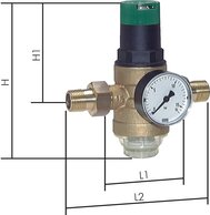 Filterdruckminderer für Trinkwasser & Stickstoff (1,5 - 6 bar)|PN 16