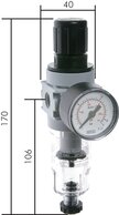 Filterdruckminderer für Wasser & Luft - Multifix-Baureihe 0|700 l/min**