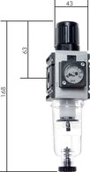 Filterregler - Futura-Baureihe 0|1000 l/min