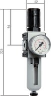 Filterregler - Futura-Baureihe 1|bis 2500 l/min