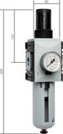Filterregler - Futura-Baureihe 4|13000 l/min