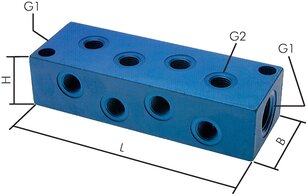 Verteilerleisten 8-fach|PN 16
