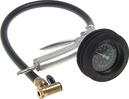 Handreifenfüller (Manometer Ø 63)|für Reifenventile Vg 8 (7,7 mm)