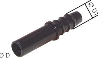 Stecknippel mit Schlauchtülle für PVC-Schlauch|Standard