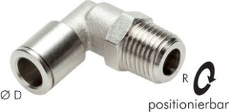 L-Steckverschraubungen mit konischem Gewinde (positionierbar)|MSV