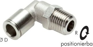 L-Steckverschraubungen mit konischem Gewinde (positionierbar)|MSV