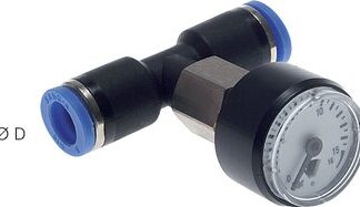 Manometer zum Leitungseinbau|Standard