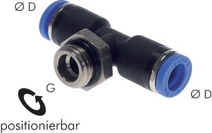 TE-Steckverschraubungen, zylindrisches Gewinde|Standard