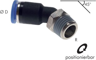 Steckverschraubungen 45°|Standard