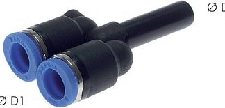 Y-Steckverbindungen mit Stecknippel (auch reduzierend)|Standard