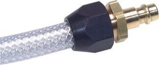 Kupplungsstecker mit Überwurfmutter für PVC-Schlauch|NW 7,2