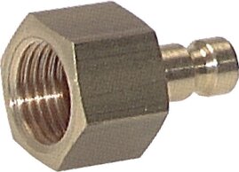 Kupplungsstecker mit Innengewinde|NW 2,7