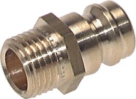 Kupplungsstecker, Außengewinde gerade|DN 9 (13 mm Zapfen)
