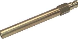 Kupplungsstecker, Rohr ohne Ventil|DN 6 (9 mm Zapfen)
