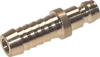 Kupplungsstecker mit Schlauchtülle ohne Ventil|DN 6 ( 9 mm Zapfen)