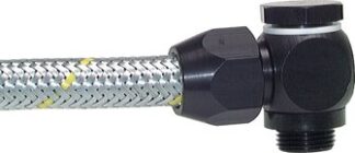 L-Einschraubverschraubungen für Silberschläuche/metallumflochtene Schläuche